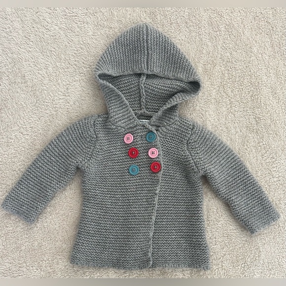 Baby Boden size 6-12m cardigan sweater wool cashmere blend with buttons - Picture 1 of 5